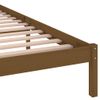 Estructura De Cama Madera Maciza De Pino Marrón Miel 200x200 Cm