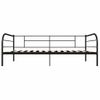 Estructura De Cama De Metal Negro 90x200 Cm