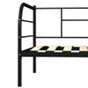 Estructura De Cama De Metal Negro 90x200 Cm