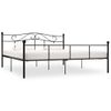 Estructura De Cama De Metal Negro 180x200 Cm