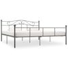 Estructura De Cama De Metal Gris 180x200 Cm