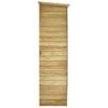 Caseta Herramientas Jardín Madera Pino Impregnada 123x50x171 Cm Marrón