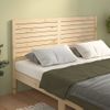 Cabecero De Cama Madera Maciza De Pino 186x4x100 Cm Marrón