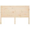 Cabecero De Cama Madera Maciza De Pino 186x4x100 Cm Marrón