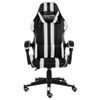 Silla Gaming De Cuero Sintético Negro Y Blanco