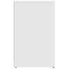 Mueble Vestidor Madera Contrachapada Blanco 80x40x65 Cm