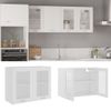 Armario Colgante Cocina Contrachapada Blanco 80x31x60 Cm