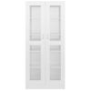 Vitrina De Madera Contrachapada Blanco Brillo 82,5x30,5x185,5cm