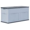 Caja De Almacenamiento 320 L Gris Y Negro