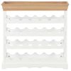 Armario Botellero Mdf Blanco 70x22,5x70,5 Cm