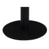 Mesa De Bistró Mdf Marrón Oscuro 60 Cm