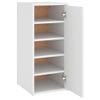 Mueble Zapatero De Aglomerado Blanco 32x35x70 Cm