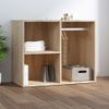 Mueble Vestidor Madera Contrachapada Roble Sonoma 80x40x65 Cm Marrón