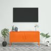 Mueble Para Tv De Acero Naranja 105x35x50 Cm