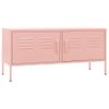 Mueble Para Tv De Acero Rosa 105x35x50 Cm