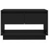 Mueble Para Tv Madera Contrachapada Negro 70x41x44 Cm