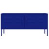 Mueble Para Tv De Acero Azul Marino 105x35x50 Cm