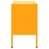 Mueble Para Tv De Acero Amarillo Mostaza 105x35x50 Cm