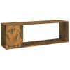 Mueble Para Tv Madera Contrachapada Roble Ahumado 100x24x32 Cm