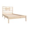 Estructura De Cama Madera Maciza Individual 90x190 Cm