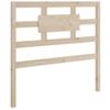 Estructura De Cama Madera Maciza Individual 90x190 Cm