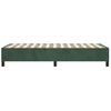 Estructura De Cama Box Spring Terciopelo Verde Oscuro 90x190 Cm