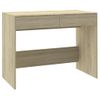 Escritorio De Madera Contrachapada Roble Sonoma 101x50x76,5 Cm Beige