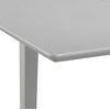 Mesa De Comedor Extensible Gris (80-120)x80x74 Cm Mdf