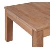 Mesa De Centro Madera Teca Maciza Acabado Natural 60x60x40 Cm Marrón