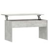 Mesa De Centro Contrachapada Gris Hormigón 102x50,5x52,5 Cm