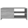 Mesa De Centro Madera Contrachapada Gris Sonoma 102x50x45 Cm