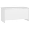 Mesa De Centro Madera Contrachapada Blanco 102x55,5x52,5 Cm