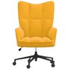 Silla De Relajación De Terciopelo Amarillo Mostaza