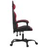 Silla Gaming Cuero Sintético Negro Y Rojo Vino Tinto