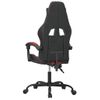 Silla Gaming Giratoria Cuero Sintético Negro Y Rojo Vino Tinto