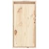 Armario De Pared De Madera Maciza De Pino 30x30x60 Cm Marrón