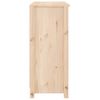 Aparador De Madera Maciza De Pino 70x35x80 Cm Marrón