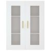 Armario De Pared Colgante Blanco 69,5x34x90 Cm