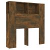 Mueble Cabecero Roble Ahumado 100x18,5x104,5 Cm