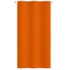 Toldo Pantalla Para Balcón De Tela Oxford Naranja 120x240 Cm