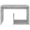 Mesa Auxiliar De Madera Contrachapada Gris Hormigón 59x36x38 Cm