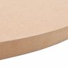 Tablero De Mesa Redondo Mdf 600x18 Mm Beige