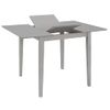 Juego De Muebles De Comedor 5 Piezas Mdf Gris