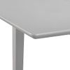 Juego De Muebles De Comedor 5 Piezas Mdf Gris