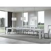 Mesa Extensible Fresno Blanco 6 A 20 Plazas L 180 A 440 Cm Kristo-soporte 4 Pies