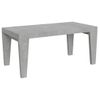 Mesa Extensible Gris Ceniza 6 A 20 Plazas L 180 A 440 Cm Kristo-base Y Soporte Con Ruedas