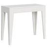 Consola Extensible De Madera De Fresno Blanco Para 12 Personas De 42 A 302 Cm Kanda-soporte 4 Pies