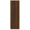 Armario De Baño Madera Contrachapada Roble Marrón 30x30x95 Cm