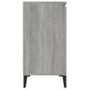 Aparador De Madera Contrachapada Gris Sonoma 104x35x70 Cm