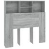 Mueble Cabecero Gris Sonoma 100x19x103,5 Cm